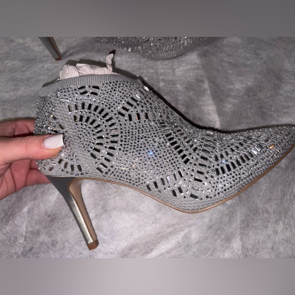 LAUREN LORRAINE SPARKLY BOOTS- SARAH-2 STUNNING, & COMFORTABLE! New in Box - Picture 7 of 7